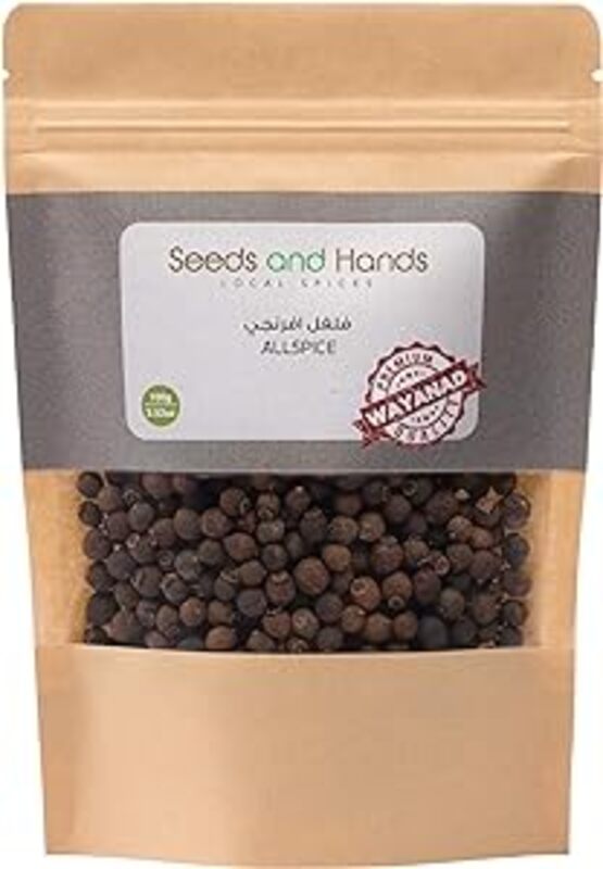 Seeds and Hands Wayanad Allspice/Jamaica Pepper Whole (Homestead Produce) (100g)